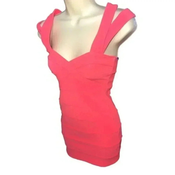 Beautiful Ribbed Minidress in Tangerine! - Picture 6 of 12